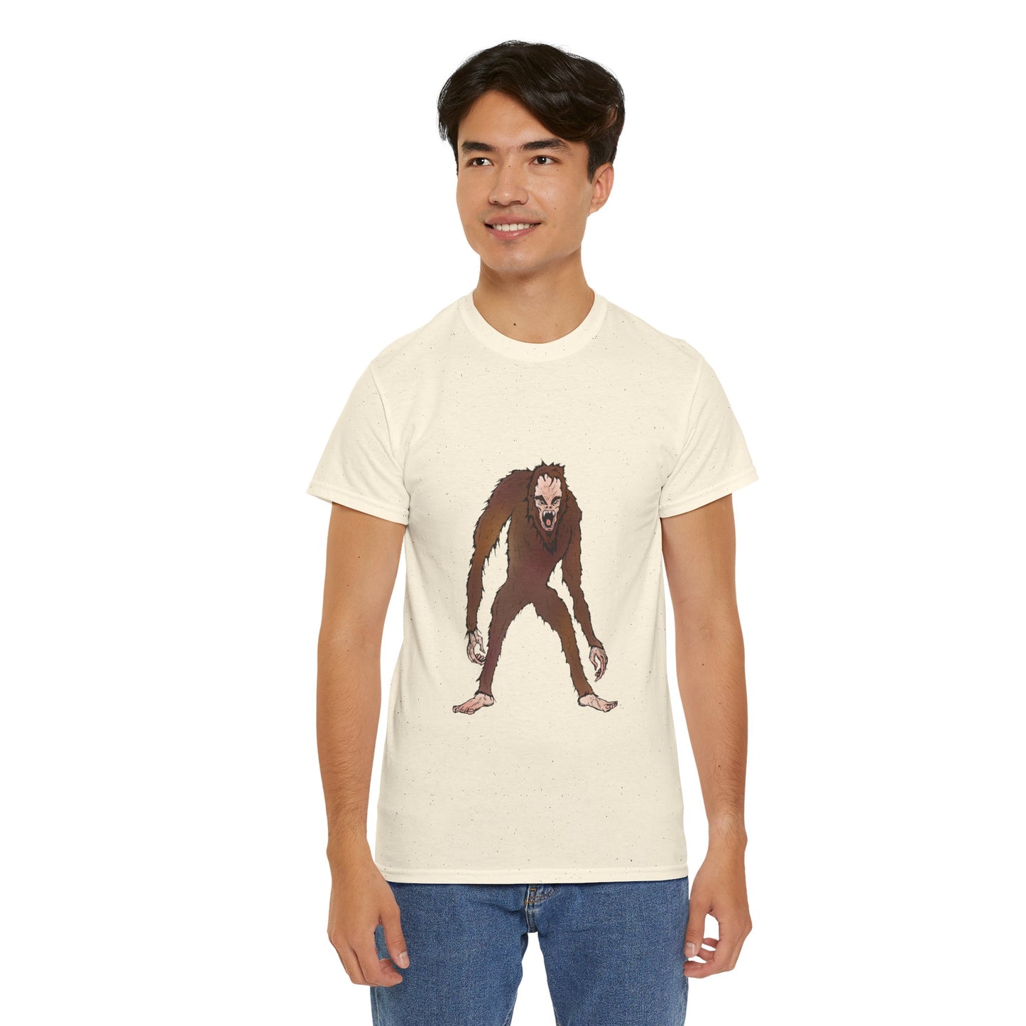 Bigfoot Sketch T‑Shirt — Retro Sasquatch Graphic Tee