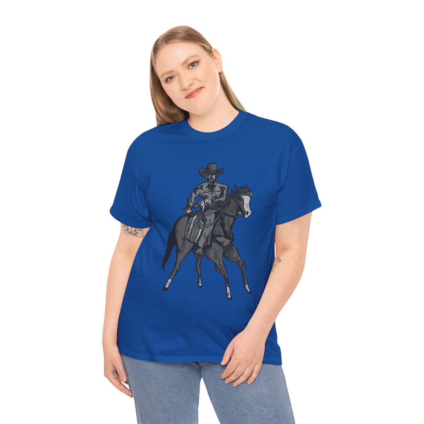 Cowboy on Horseback T‑Shirt — Vintage Western Rodeo Tee