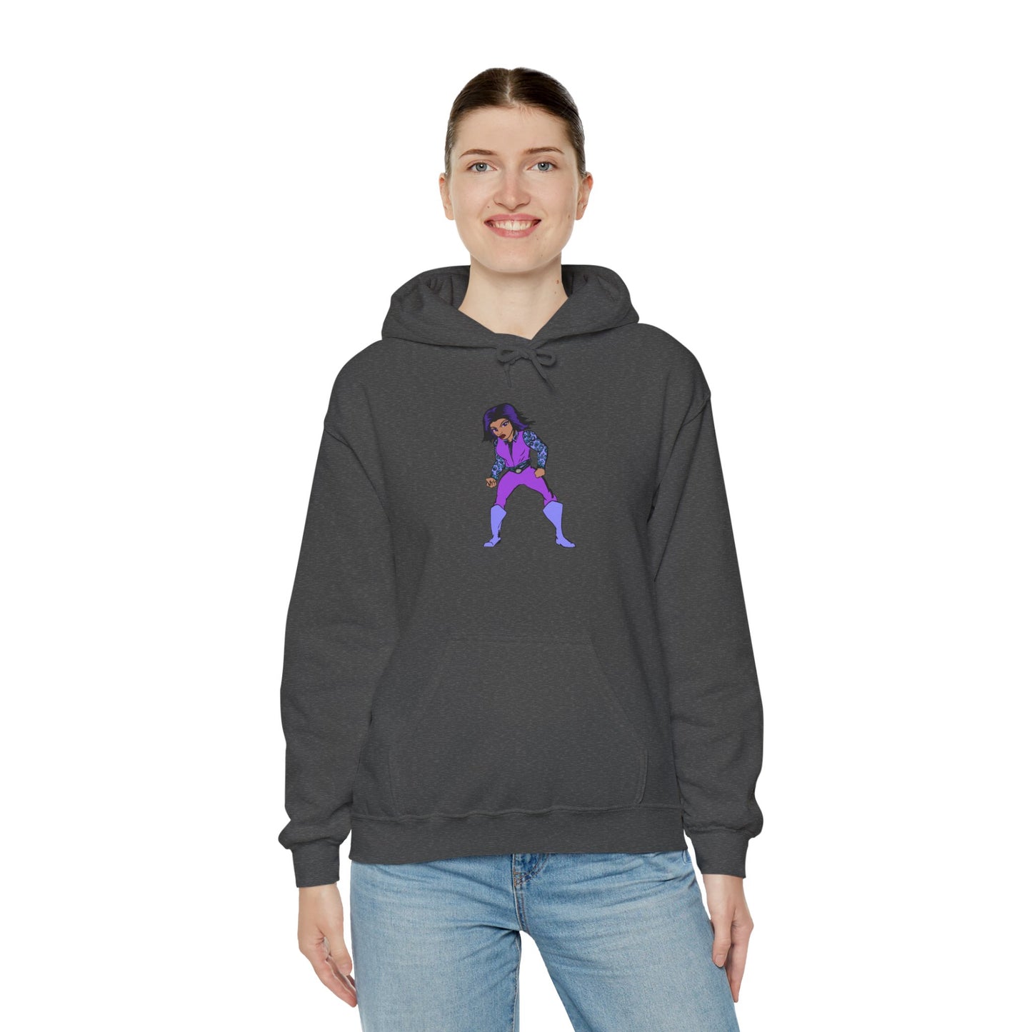 Funky Superhero Hoodie: Unisex Sweatshirt, Cozy Gift for Cartoon Lovers, Perfect for Comfy Days, Great for Halloween
