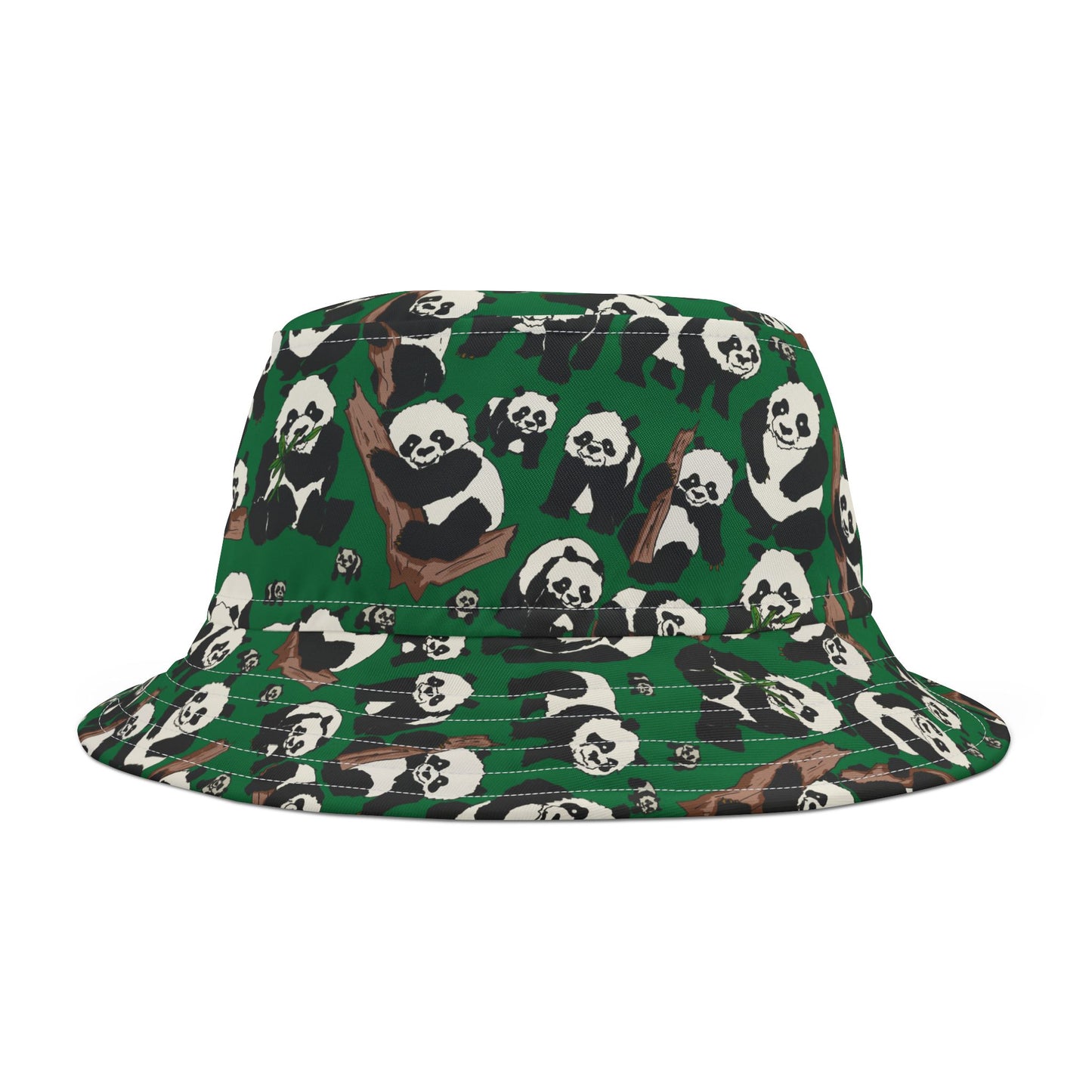 Panda Print Bucket Hat for Nature Lovers, Trendy Summer Accessory, Perfect for Beach Days, Festivals, and Outdoor Adventures