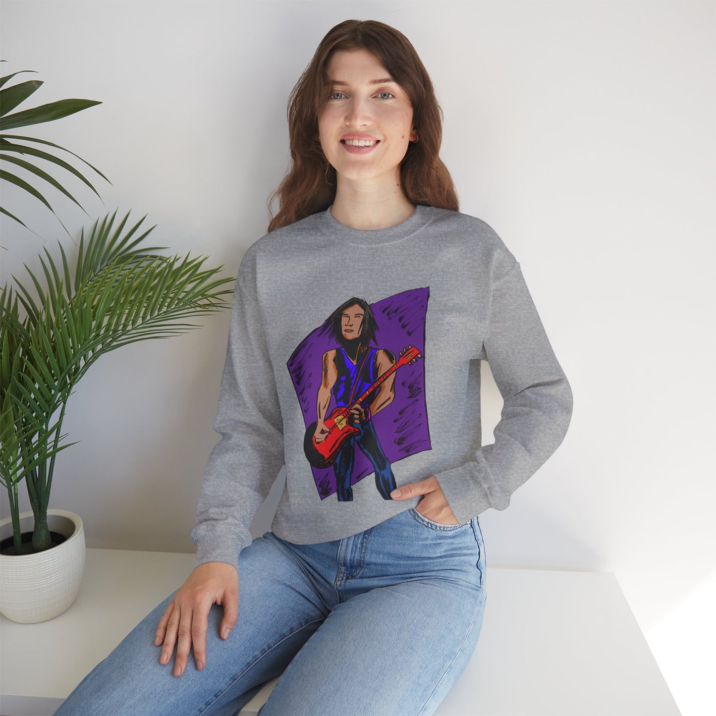 Rock Star Vintage Crewneck Sweatshirt
