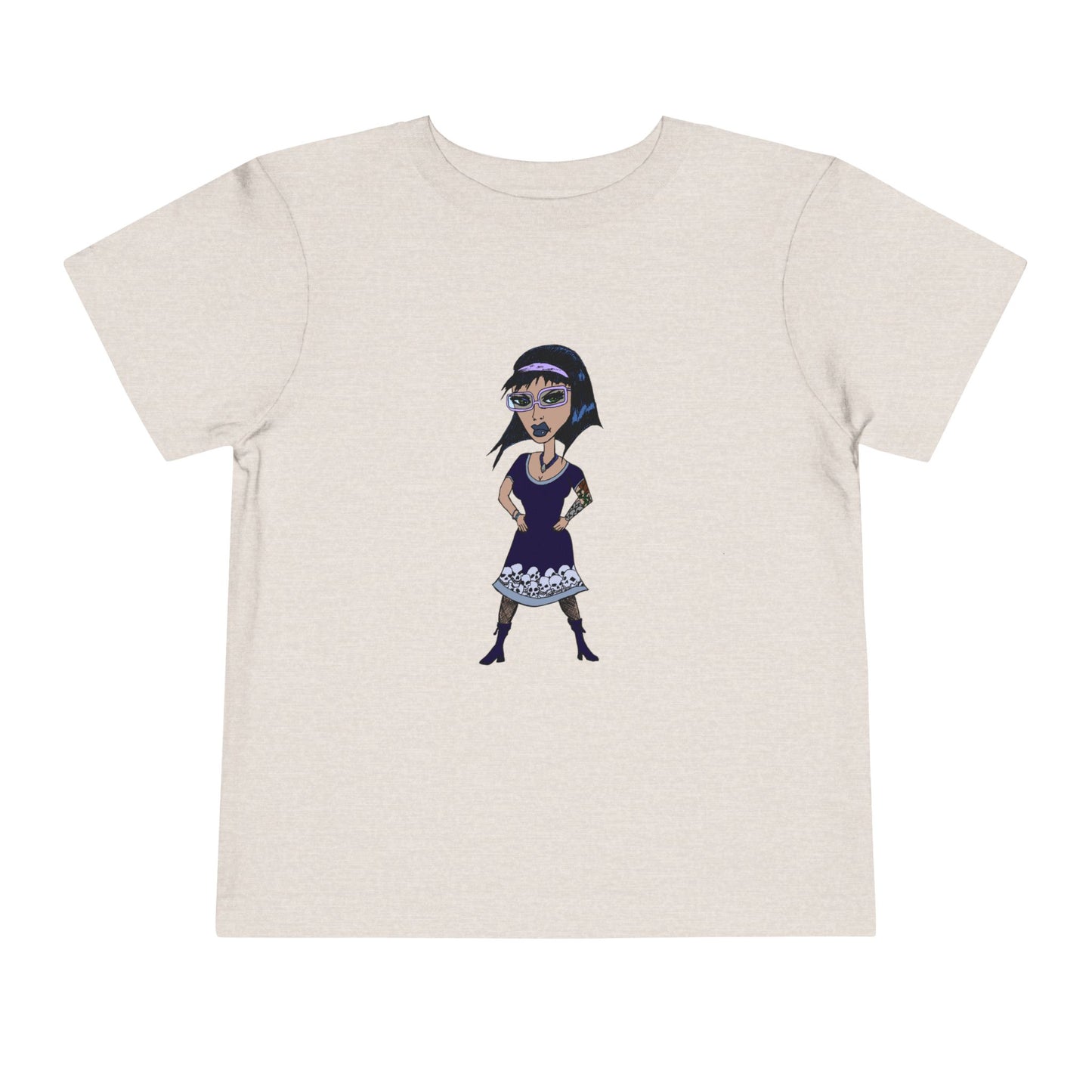 Goth Girl Toddler Tee