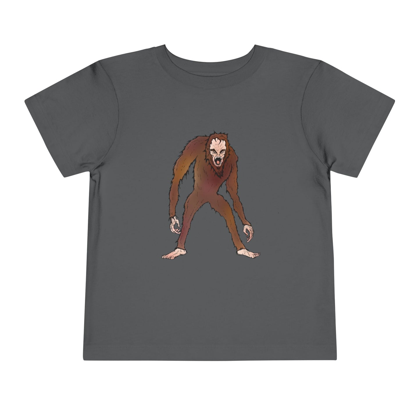 Toddler Tee — Cute Cartoon Kid-Friendly Bigfoot Graphic Shirt