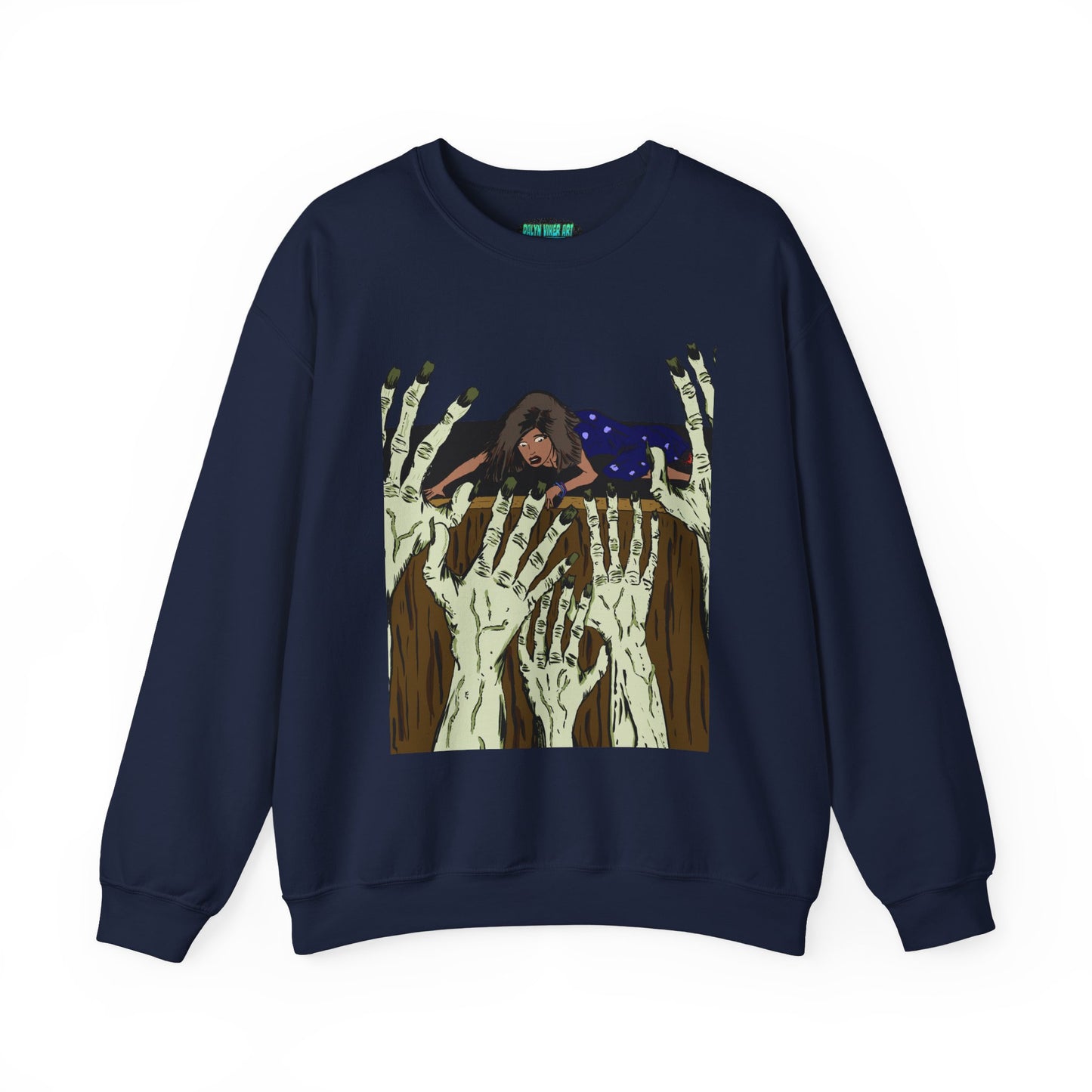 Haunting Hands Crewneck Sweatshirt - Unisex Heavy Blend™