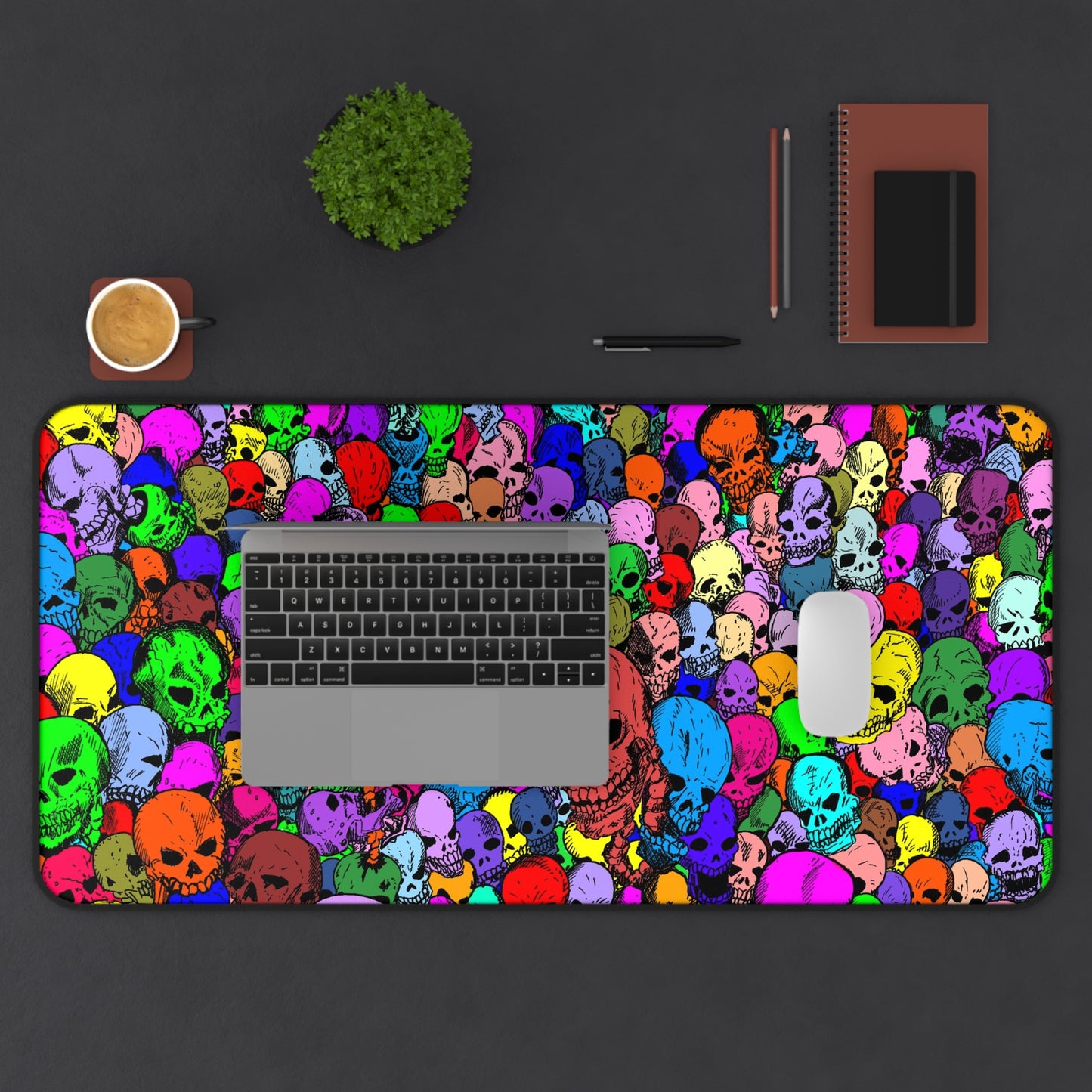 Gathering of Skulls - Candy - Desk Mat