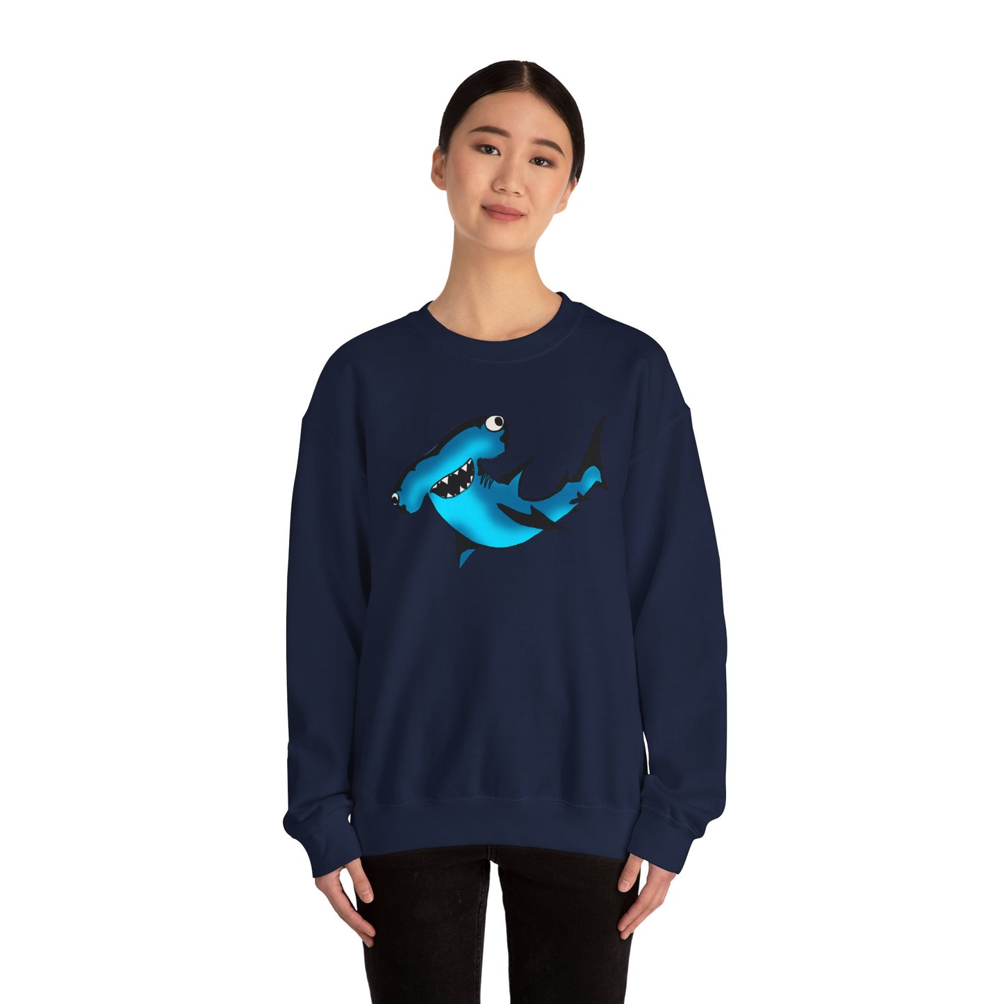 Harley Hammerhead Cute Shark Graphic Unisex Sweatshirt