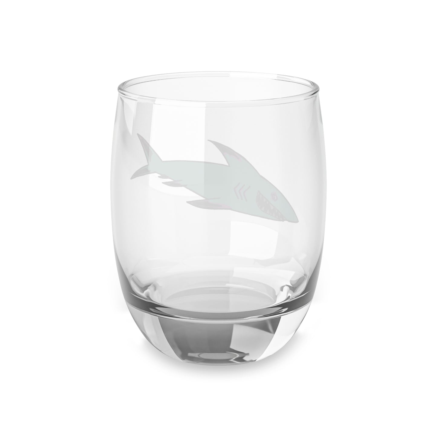 Shark-Themed Whiskey Glass, Unique Gift for Whiskey Lovers, Fun Glassware for Parties, Cool Barware for Celebrations