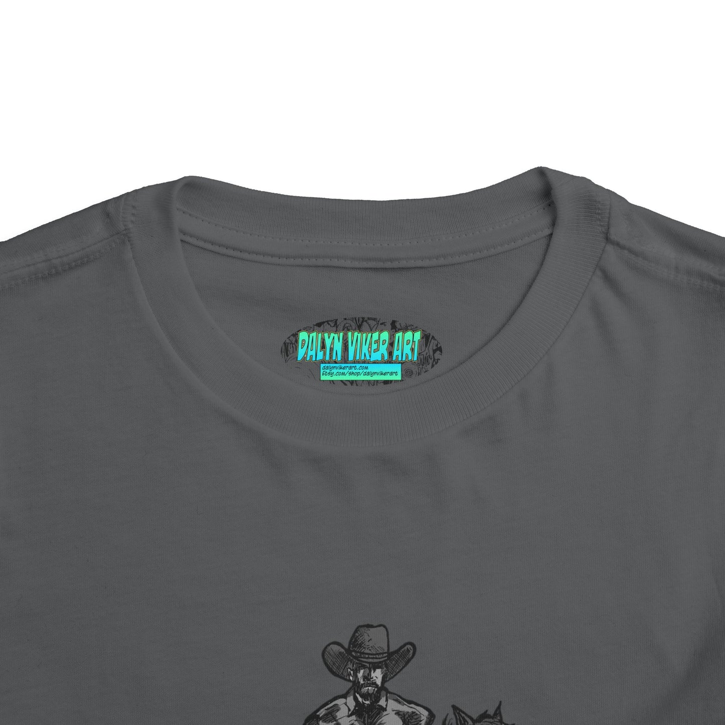Toddler Western Cowboy Tee — Horseback Rider Graphic Shirt