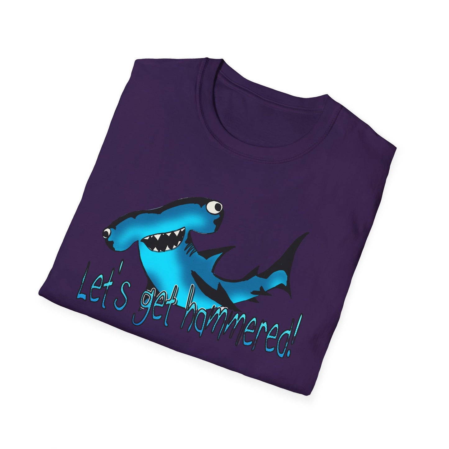 Hammered Shark Unisex T-Shirt – Let's Get Crunk Drinking Shirt