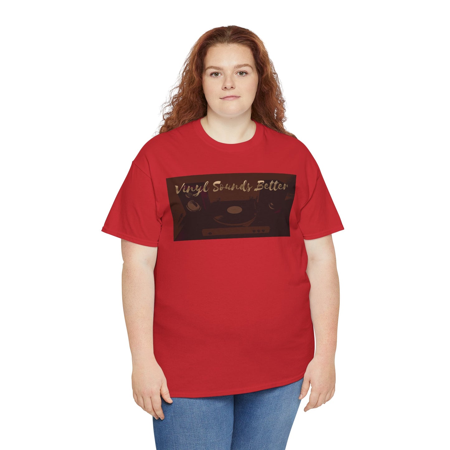 Vinyl Sounds Better T-Shirt — Retro Record Player Tee for Music Lovers