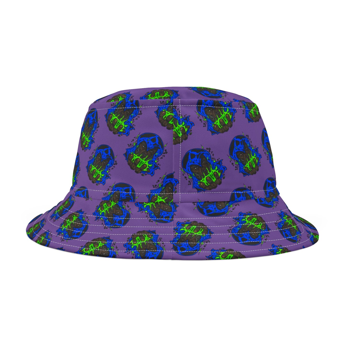 Bucket Hat Cosmic Wizard Sorcery Fire Colorful Mystical Dalyn Viker Art