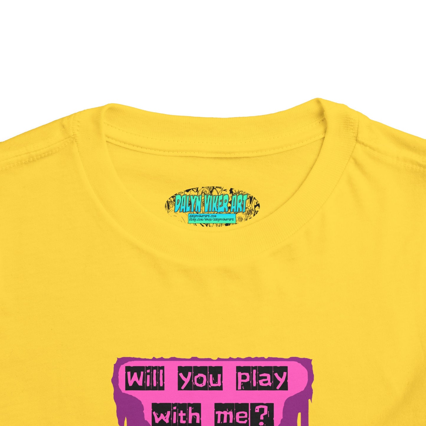 Toddler Tee - Evil Doll - Will You Play With Me