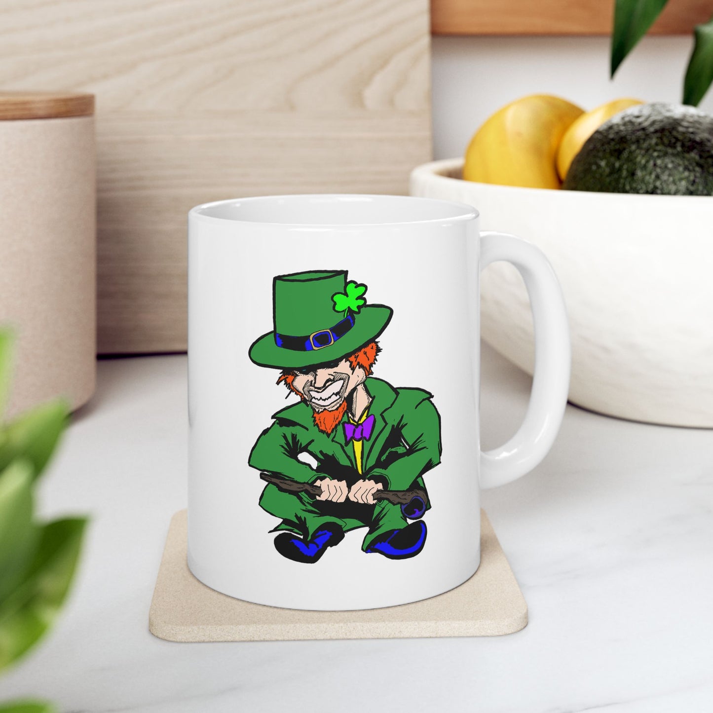 Lucky Leprechaun Ceramic Mug | St. Patrick's Day 11oz
