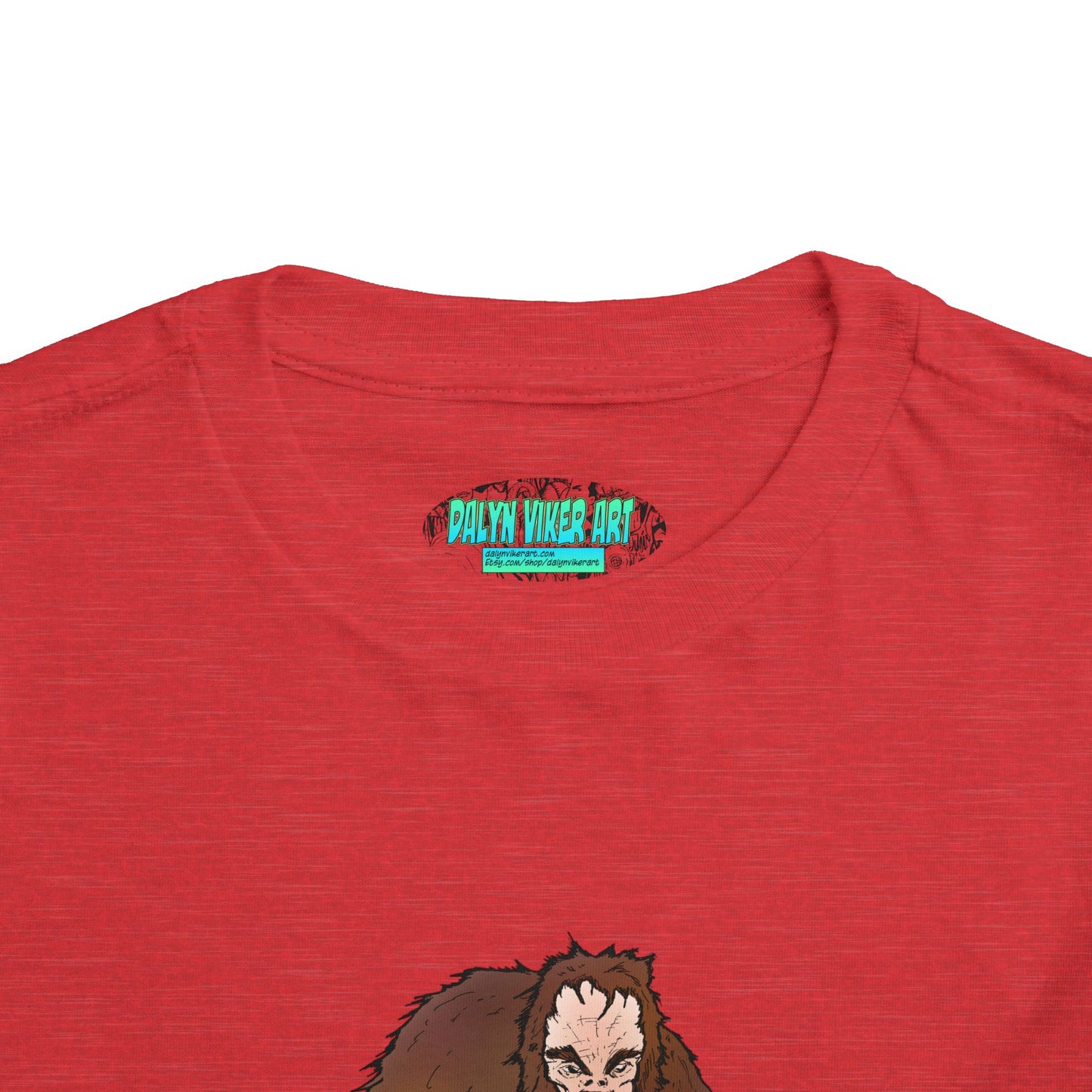 Toddler Tee — Cute Cartoon Kid-Friendly Bigfoot Graphic Shirt