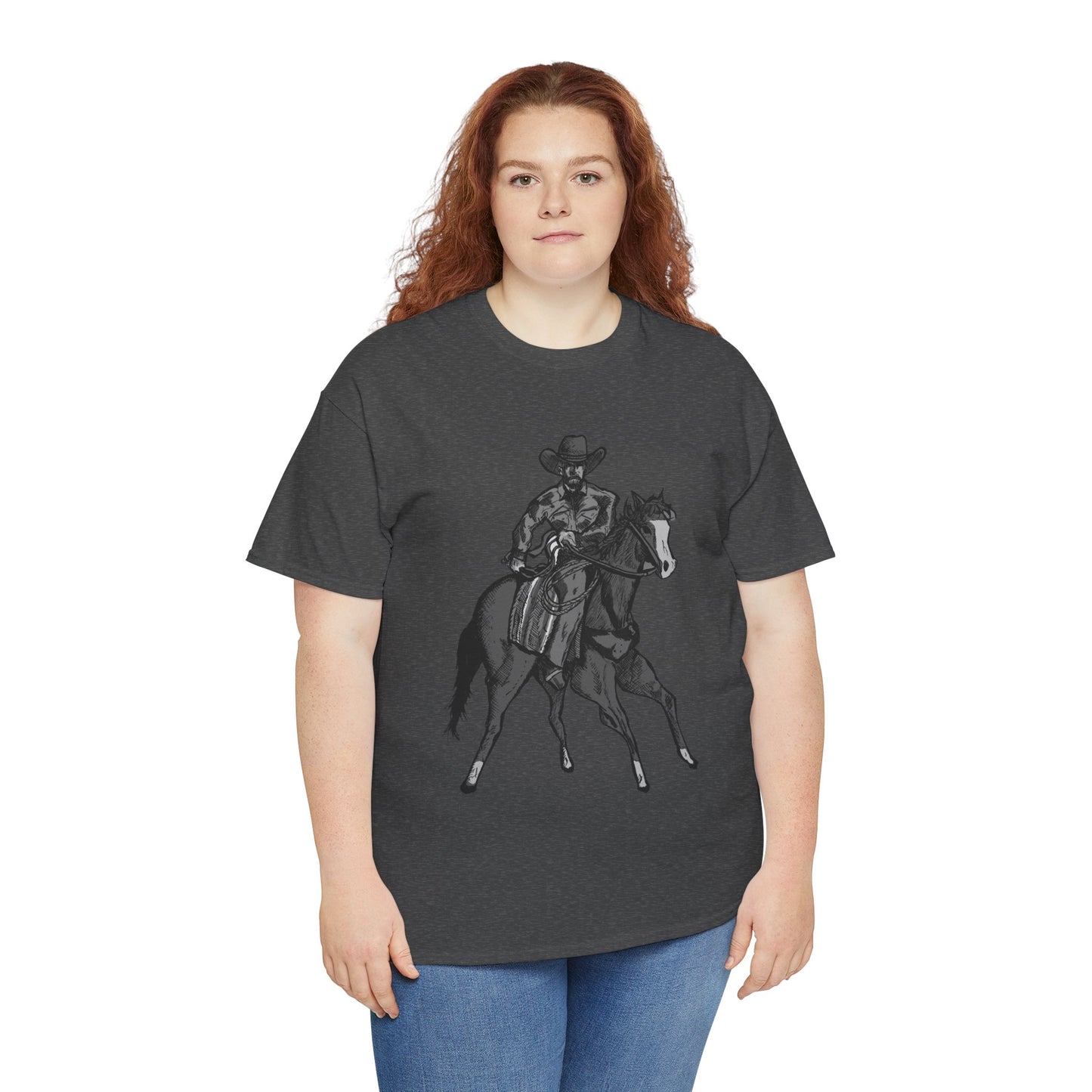 Cowboy on Horseback T‑Shirt — Vintage Western Rodeo Tee