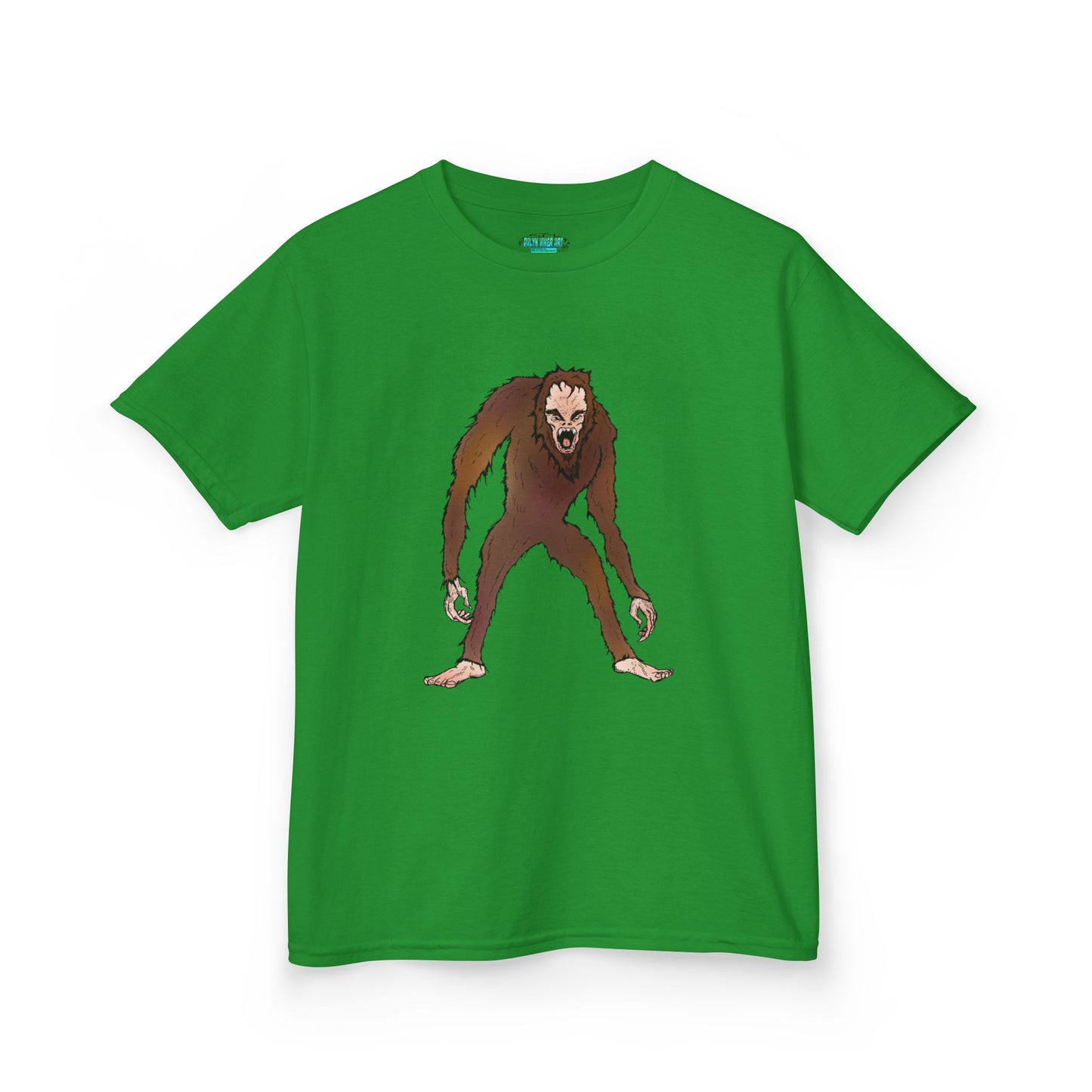 Kids Tee — Playful Sasquatch/Yeti Monster Graphic