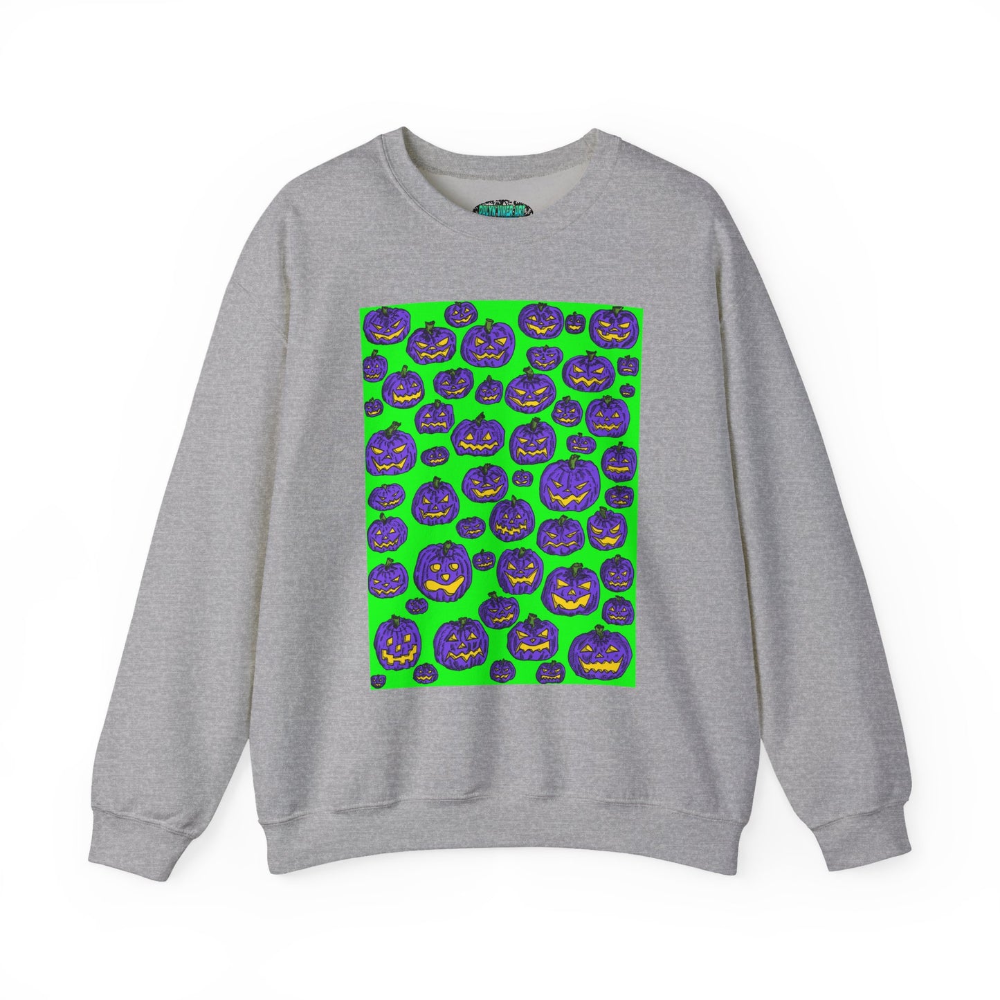 Halloween Pumpkin Crewneck Sweatshirt