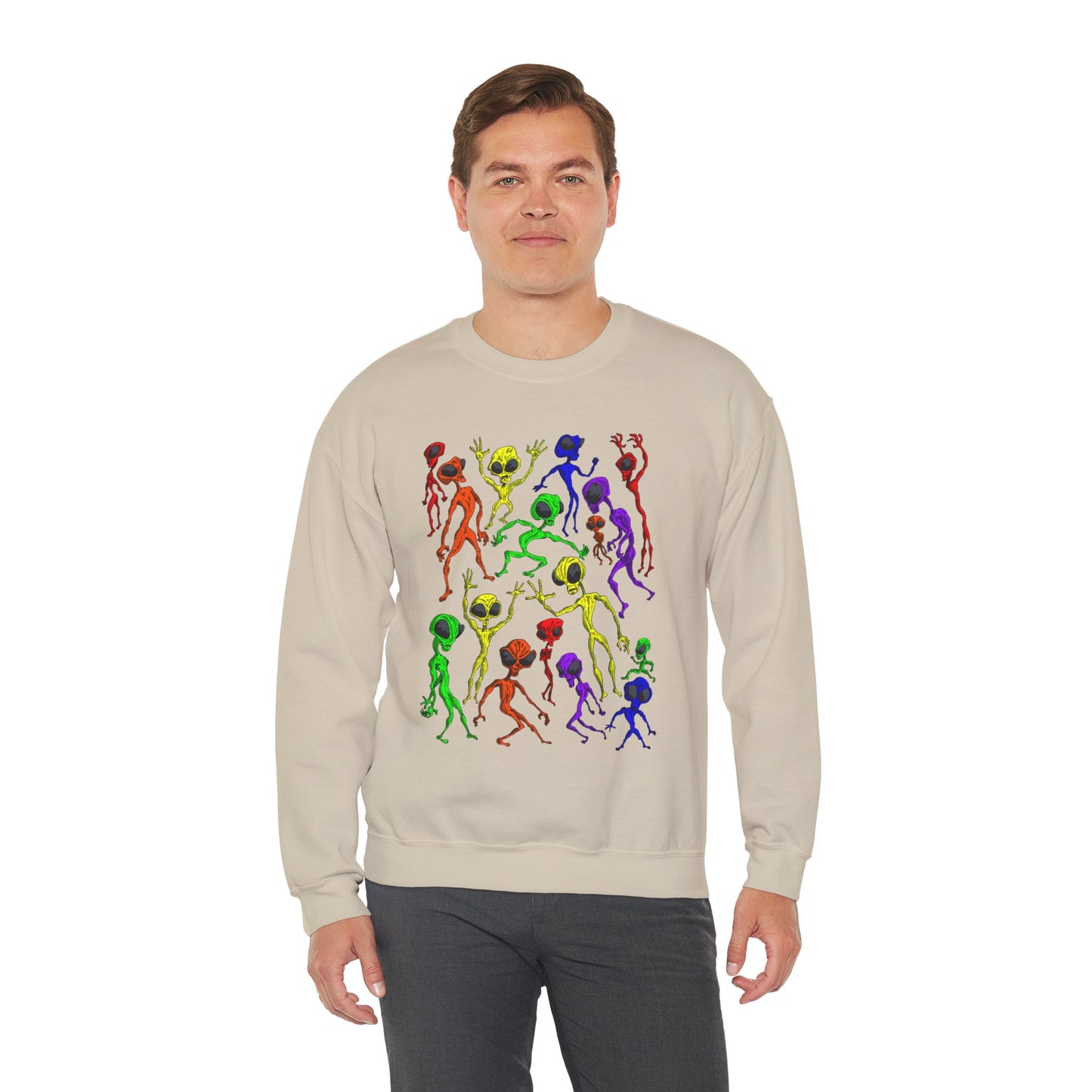 Alien Dance Party Crewneck Sweatshirt