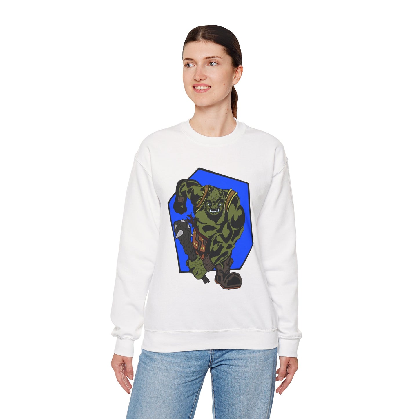 Rampaging Ogre Crewneck Sweatshirt for Marvel Fans