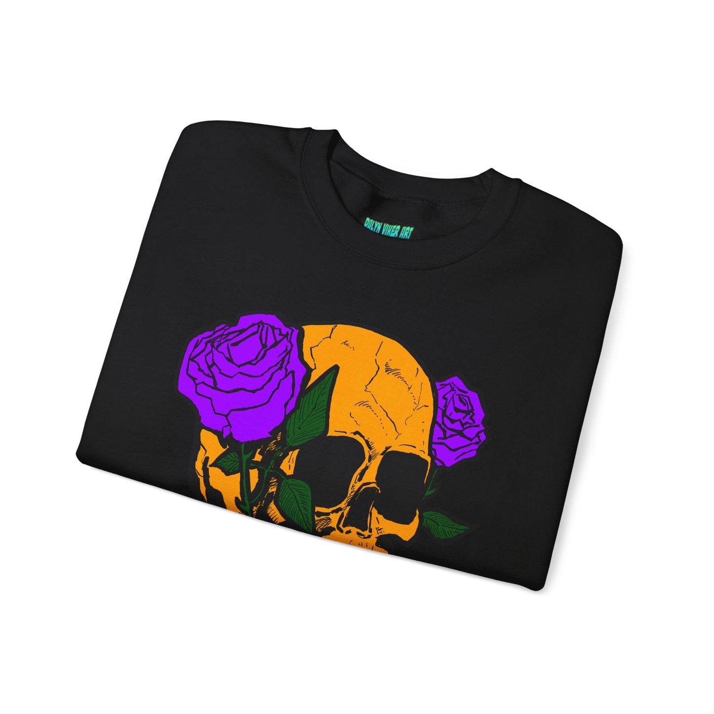 Skull & Roses Sweatshirt - Unisex Heavy Blend™ Crewneck