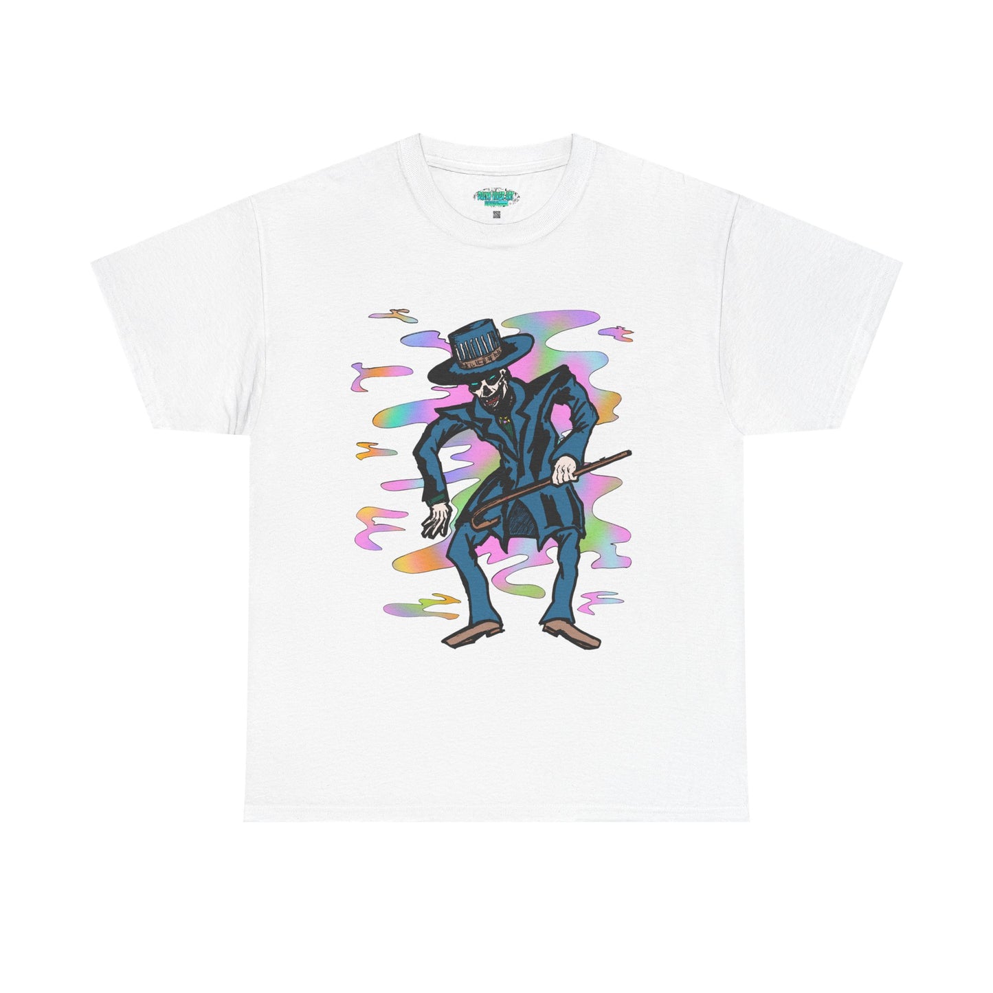 Voodoo Maniac Colorful Cartoon Magician Unisex Heavy Cotton Tee