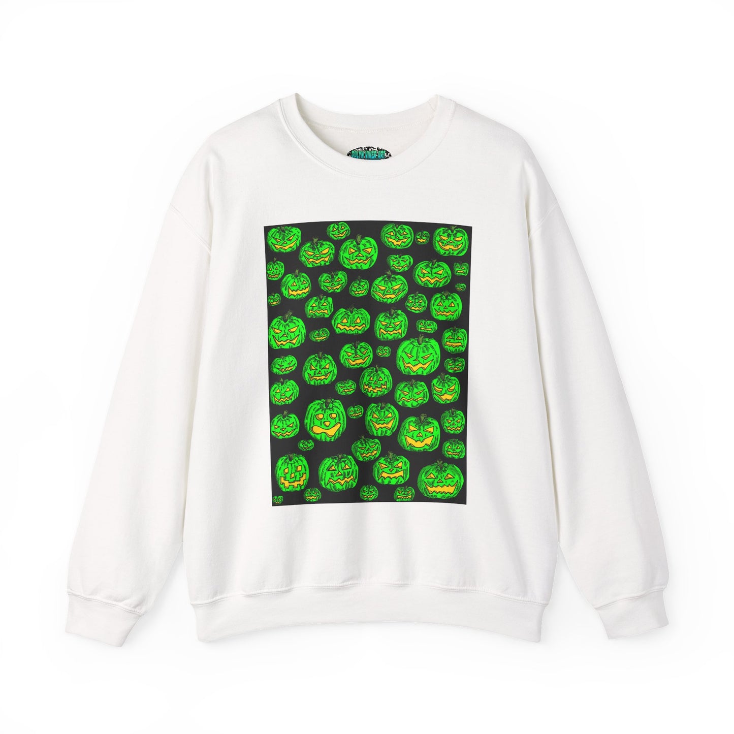 Halloween Pumpkin Crewneck Sweatshirt