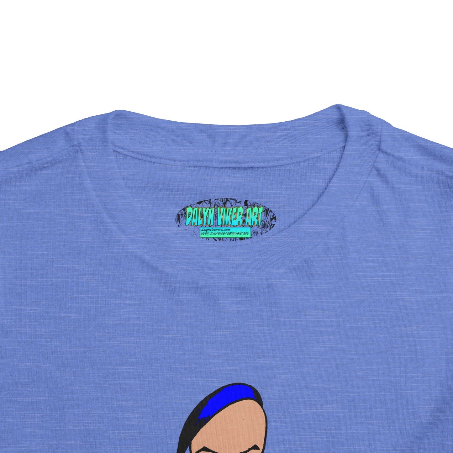 Smug Grumpy Kid Cartoon Toddler Tee