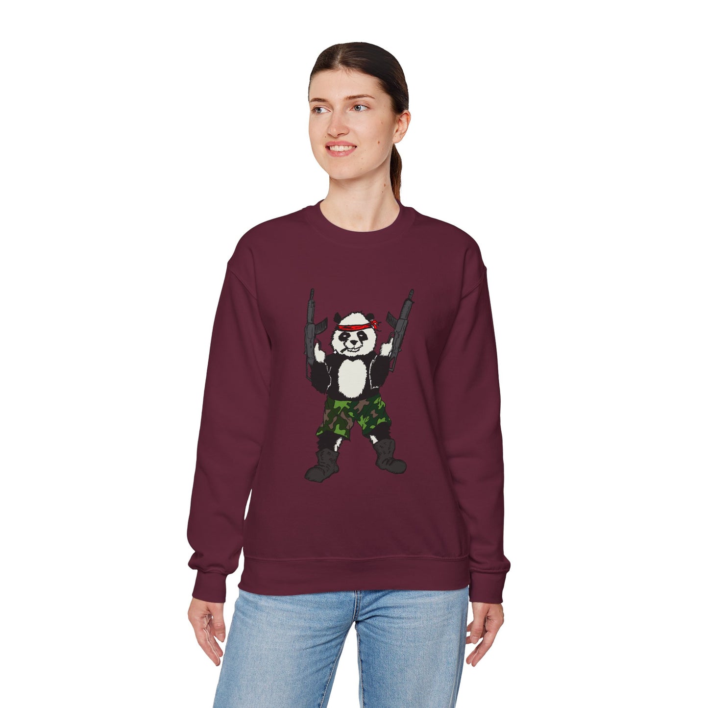 Panda Guns Crewneck Sweatshirt