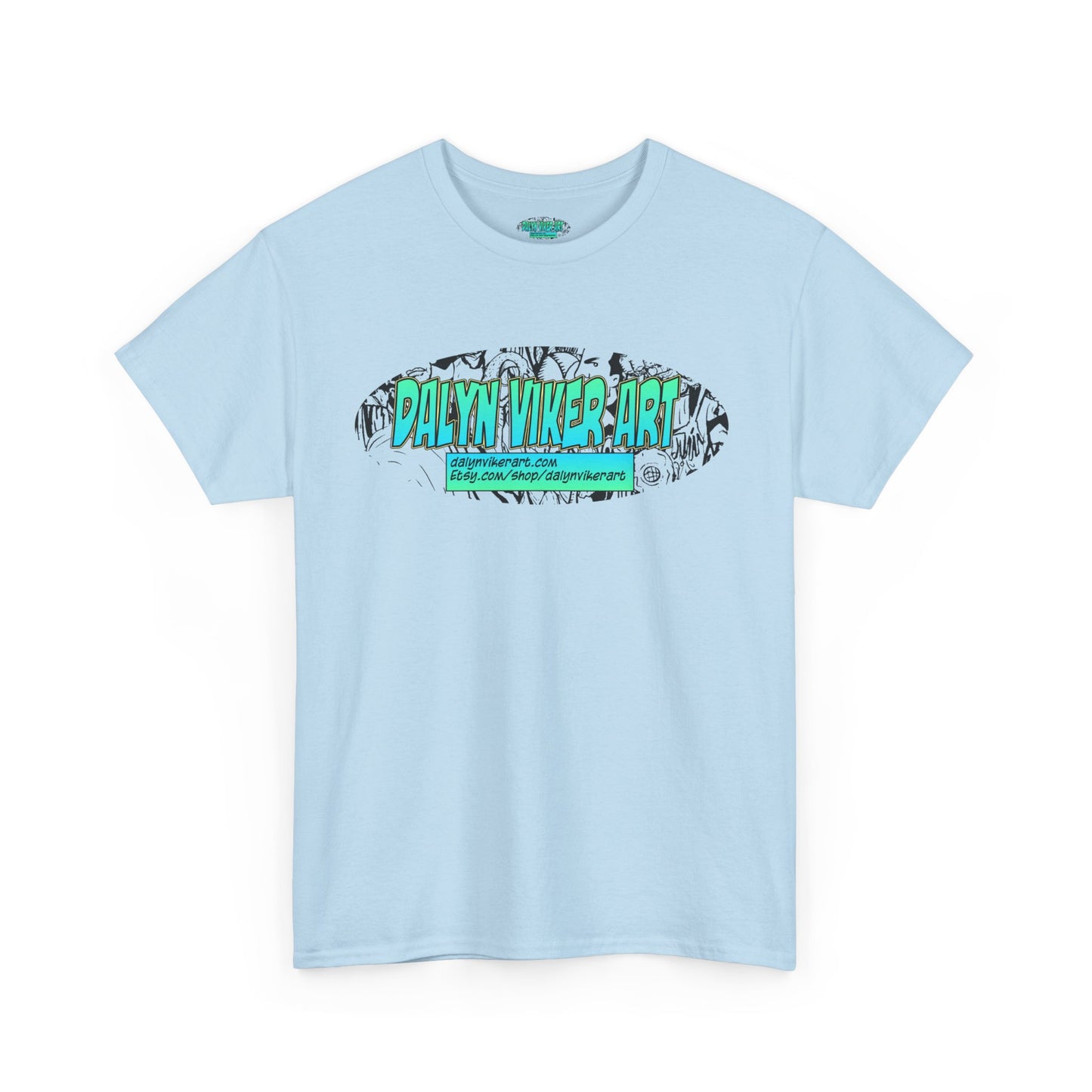 Dalyn Viker Art Logo - Artistic Unisex Tee with Abstract Design, Cool Graphic Shirt for Art Lovers, Perfect Gift for Creatives, Casual Wear, Summer Essential