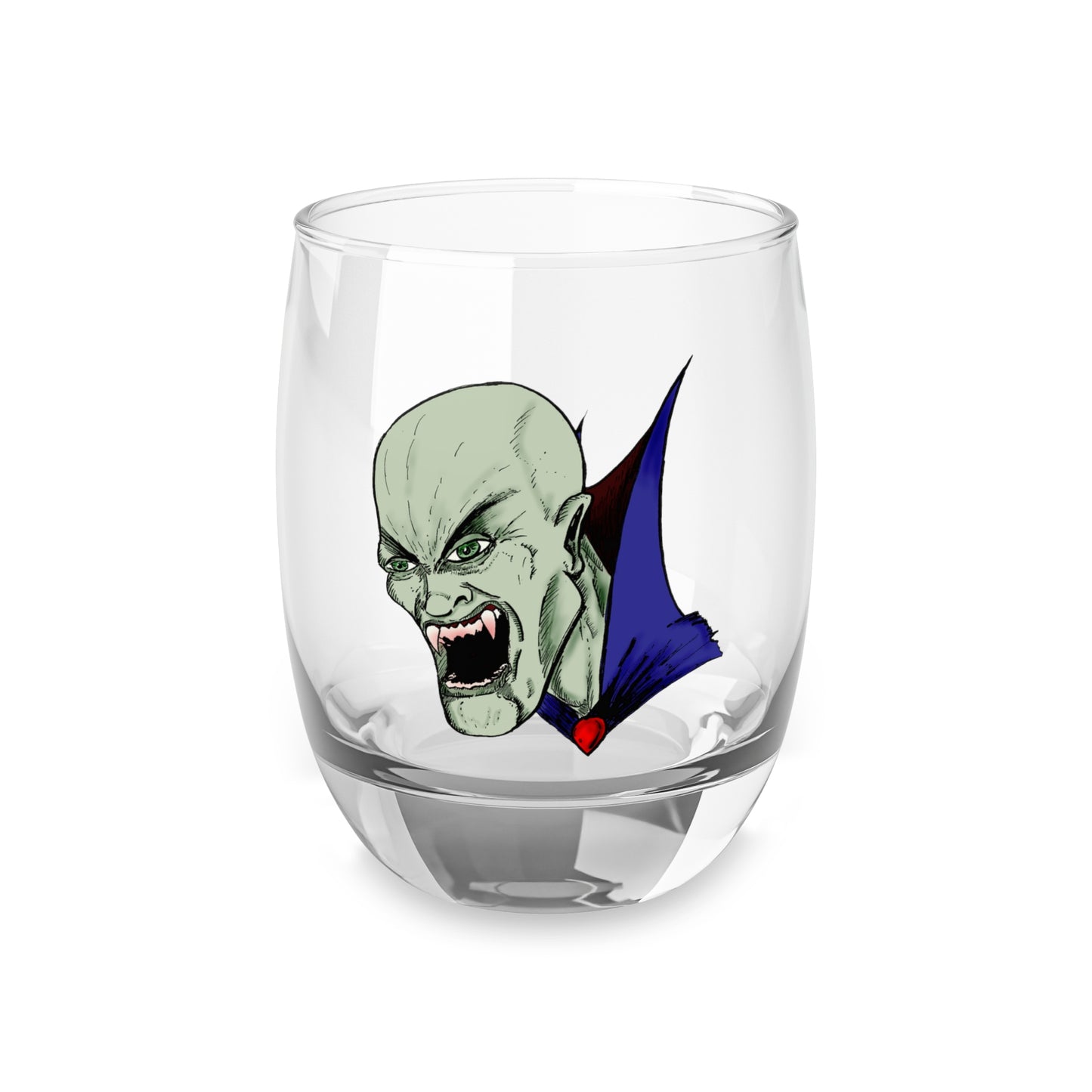 Whiskey Glass Bloodsucking Vampire Gothic Horror Dalyn Viker Art