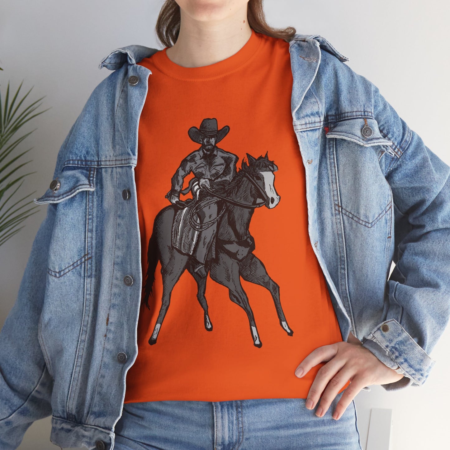 Cowboy on Horseback T‑Shirt — Vintage Western Rodeo Tee