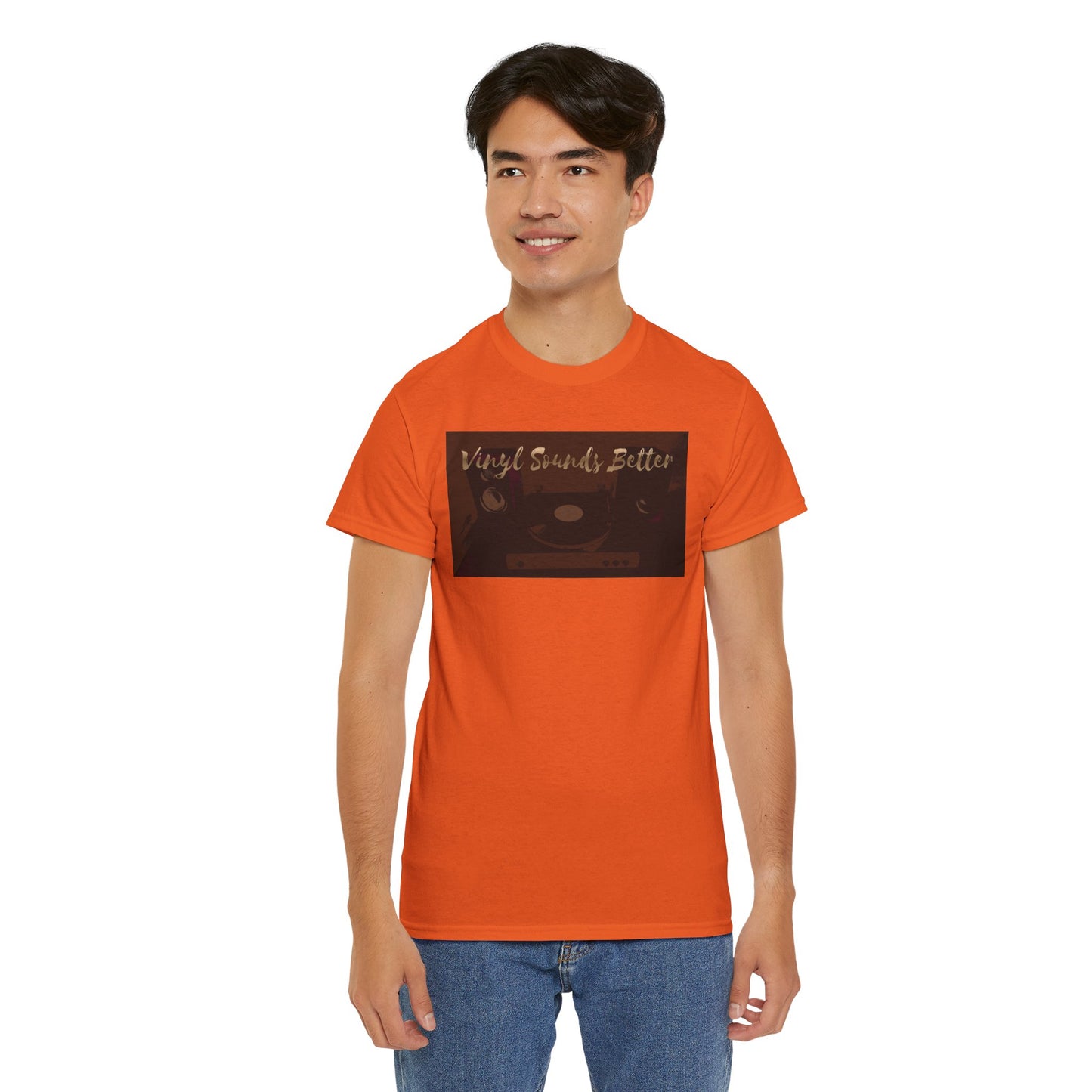 Vinyl Sounds Better T-Shirt — Retro Record Player Tee for Music Lovers