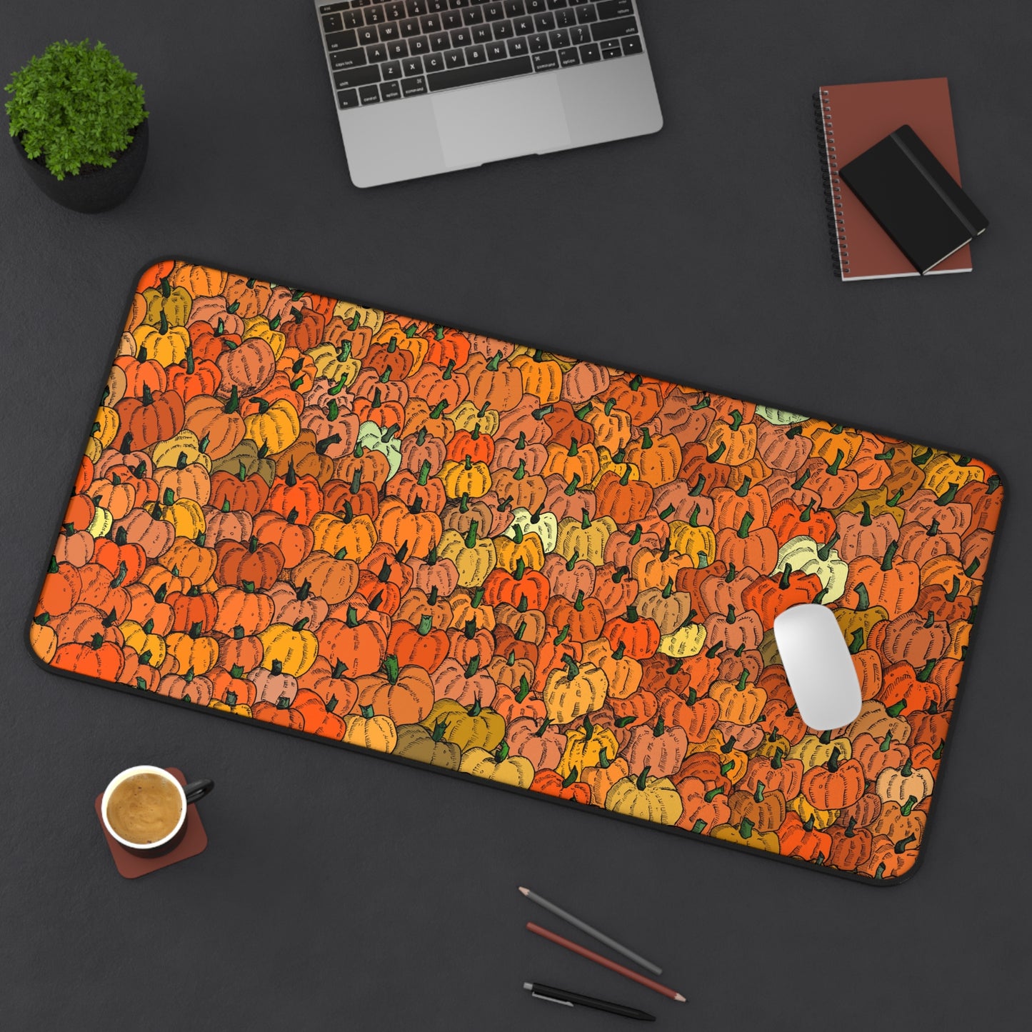 Pumpkin Spice Desk Mat