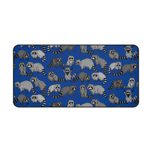 Raccoon-Themed Desk Mat, Cute Animal Desk Pad, Office Decor Gift, Mouse Pad, Gaming Mat, Fun Workspace Accessory