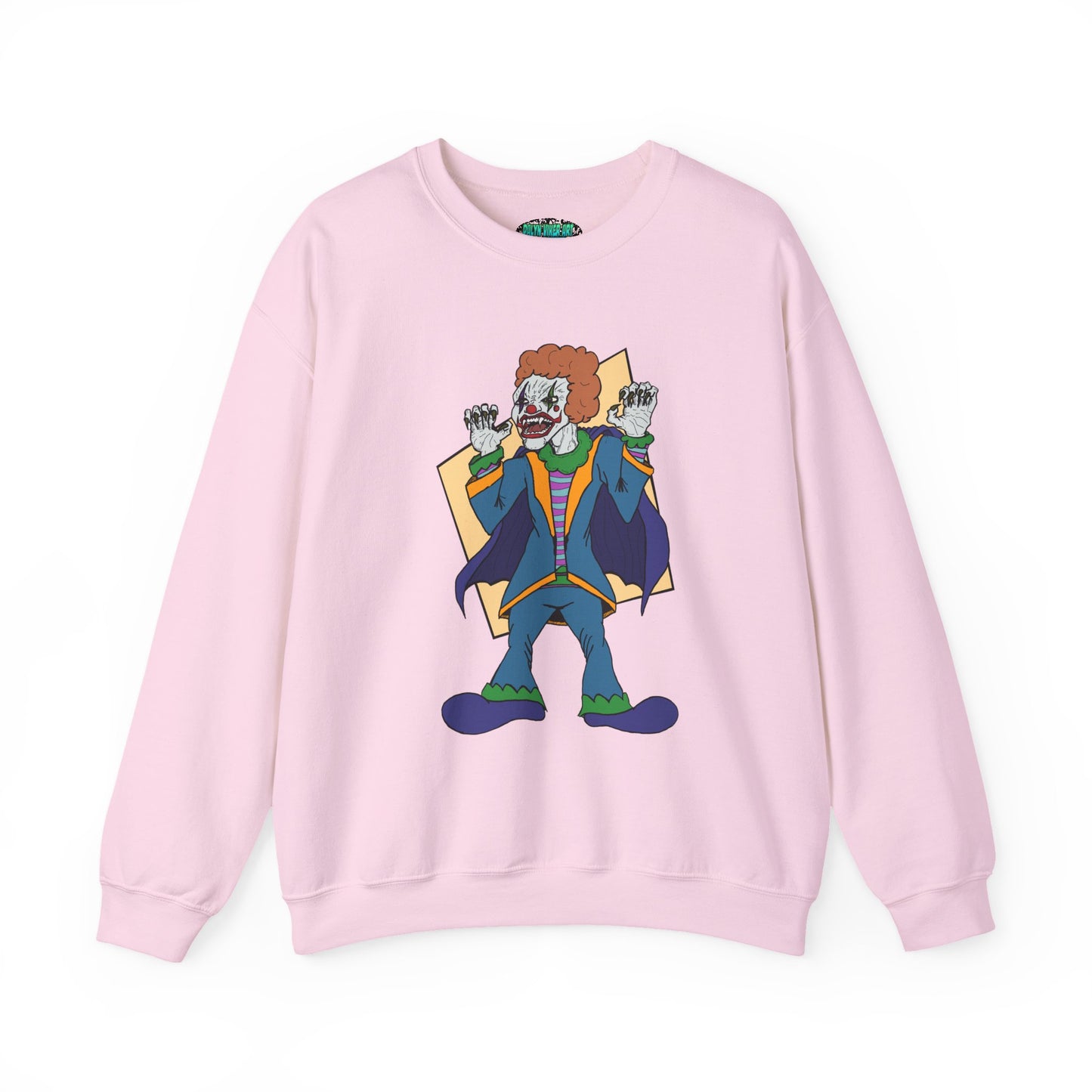 Vampire Clown Funny Horror-Inspired Unisex Crewneck Sweatshirt