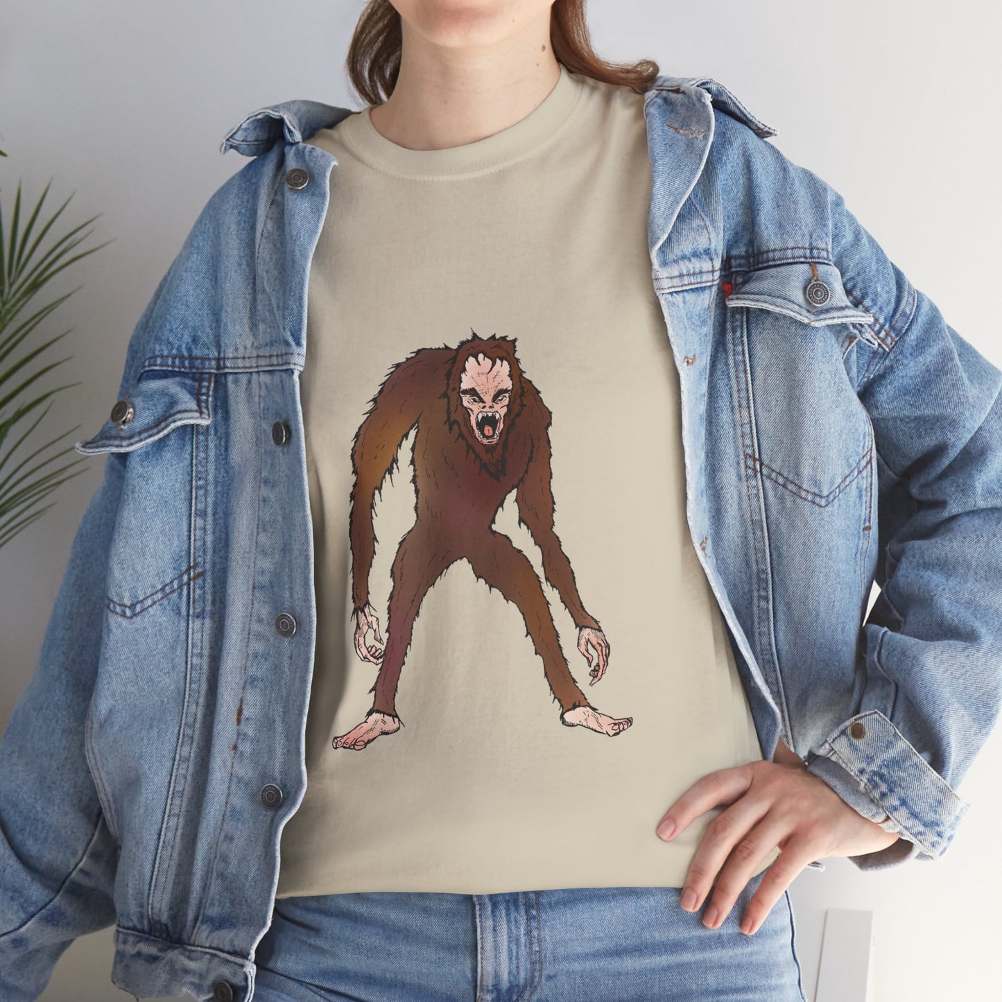 Bigfoot Sketch T‑Shirt — Retro Sasquatch Graphic Tee