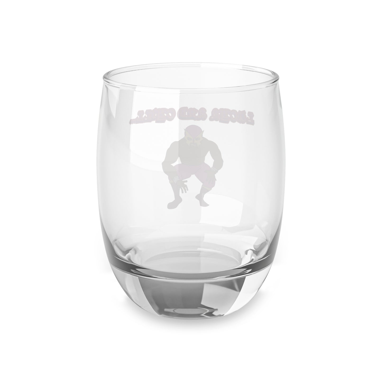 Lucha & Chill Whiskey Glass