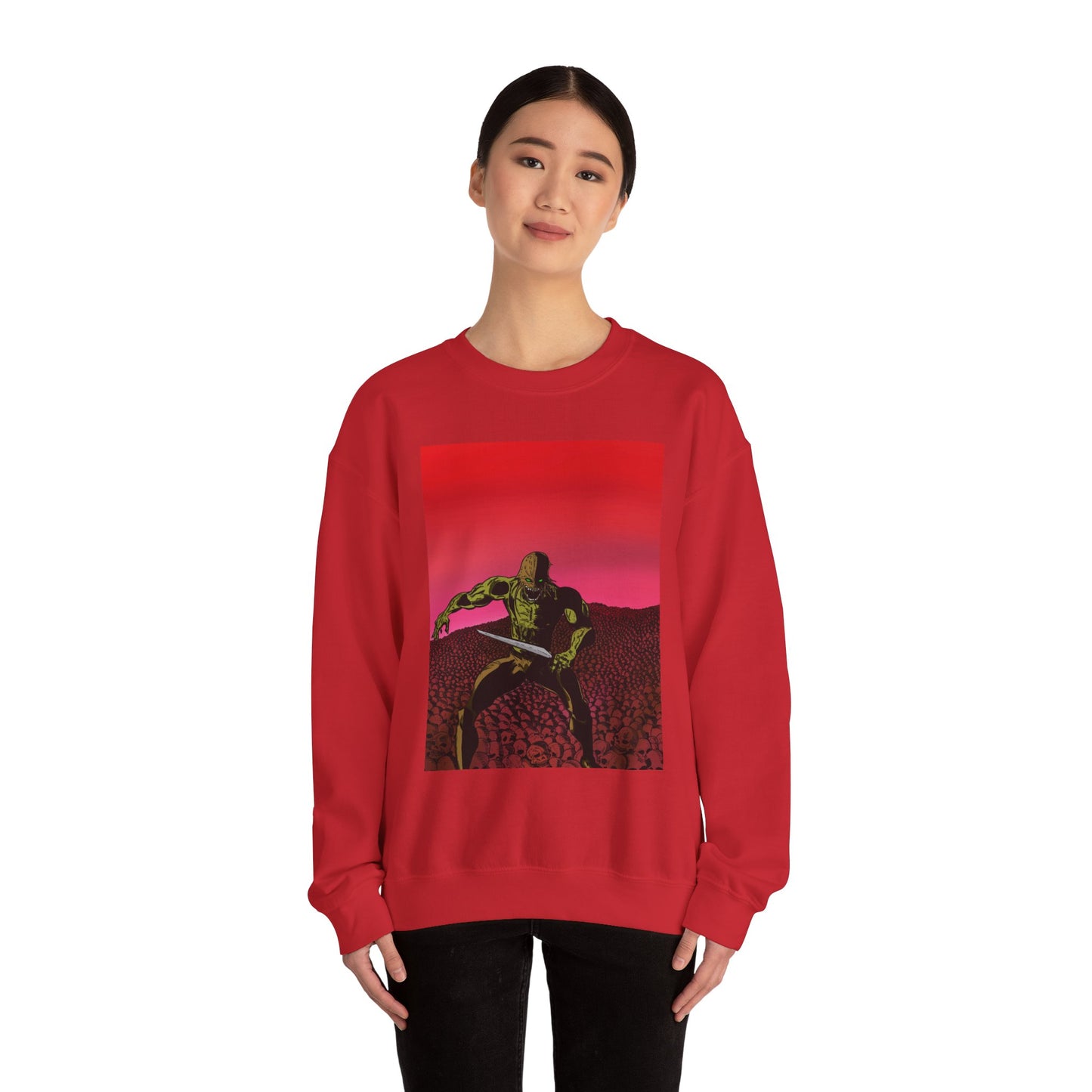Retro Skull Master Graphic Unisex Crewneck Sweatshirt