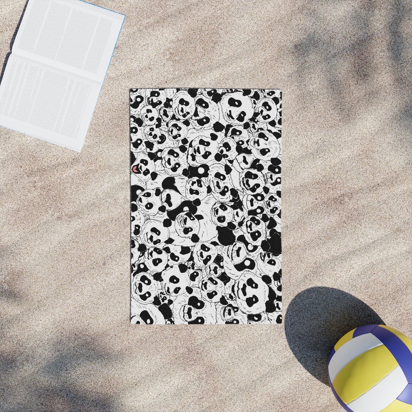 Panda-monium Beach Towel