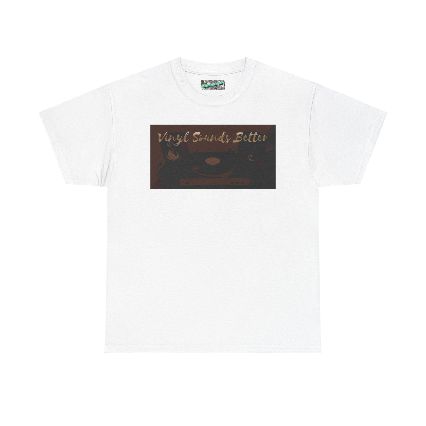 Vinyl Sounds Better T-Shirt — Retro Record Player Tee for Music Lovers