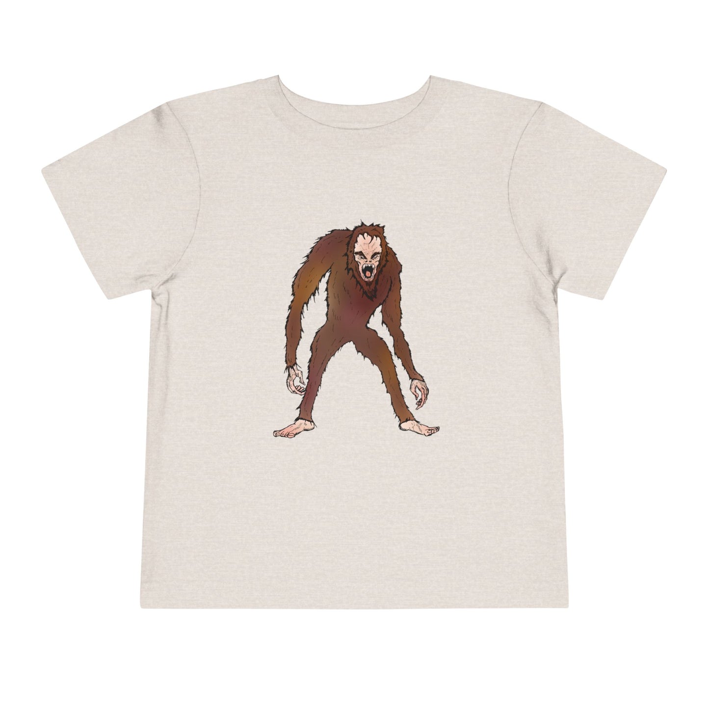 Toddler Tee — Cute Cartoon Kid-Friendly Bigfoot Graphic Shirt