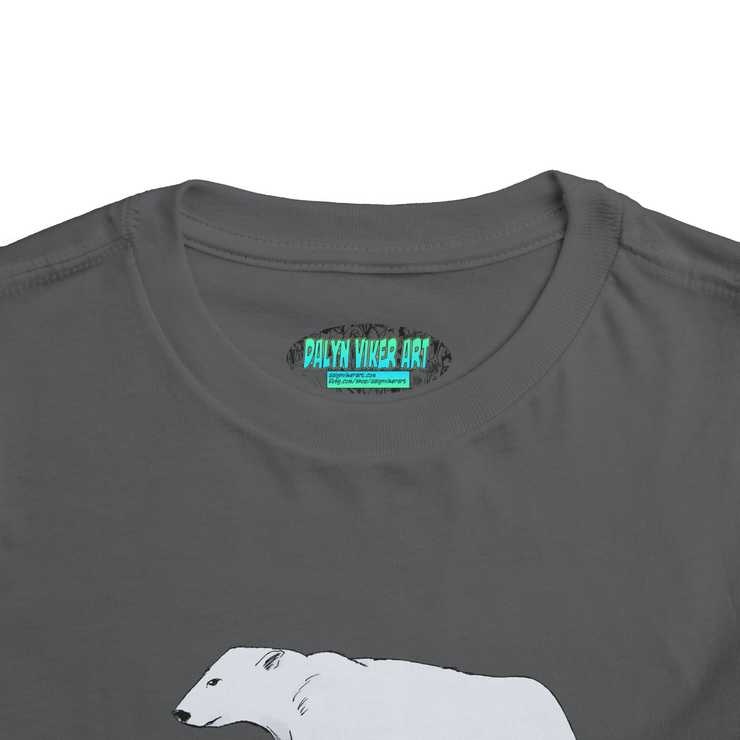 Polar Bear Toddler Tee — Cute Arctic Animal Shirt for Kids