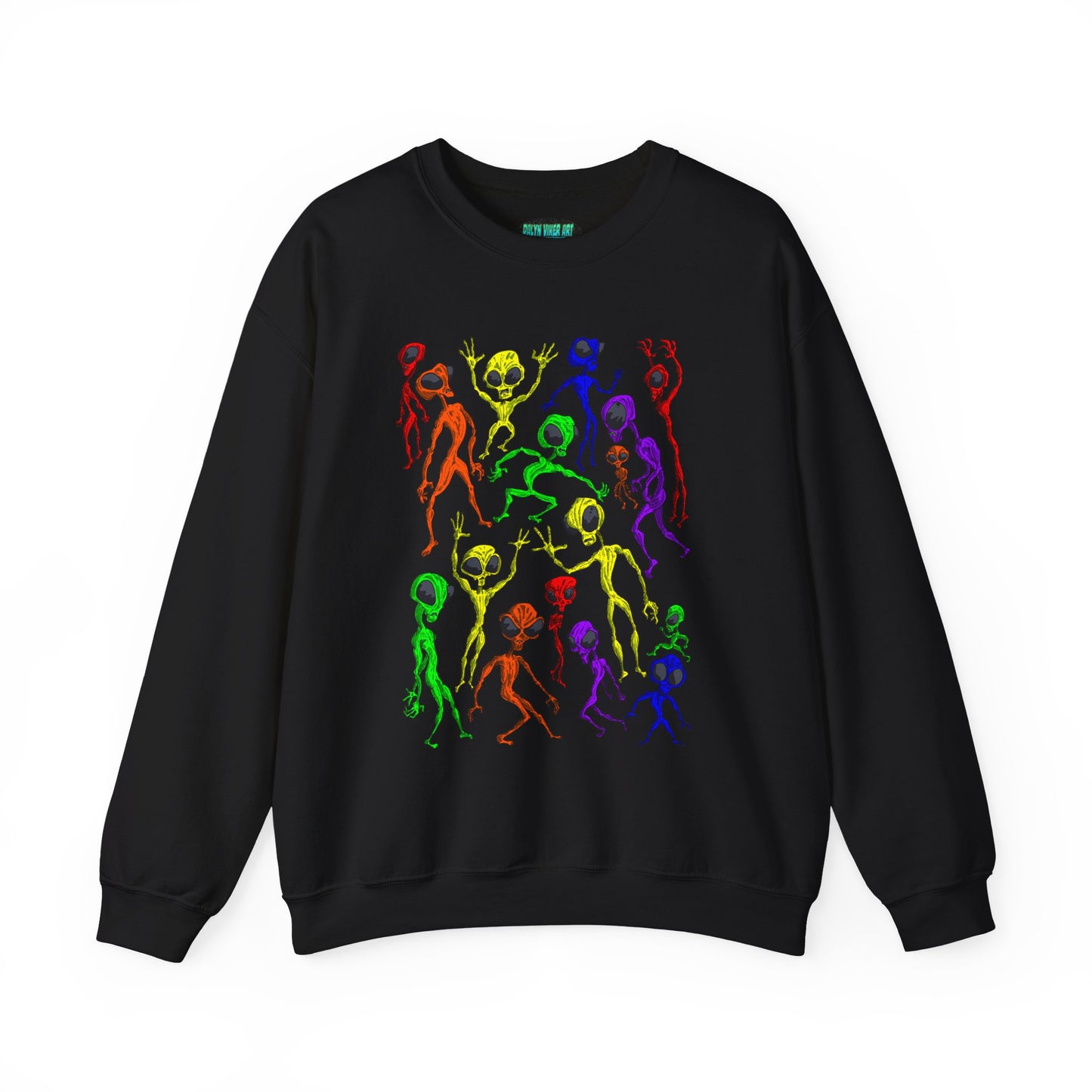 Alien Dance Party Crewneck Sweatshirt