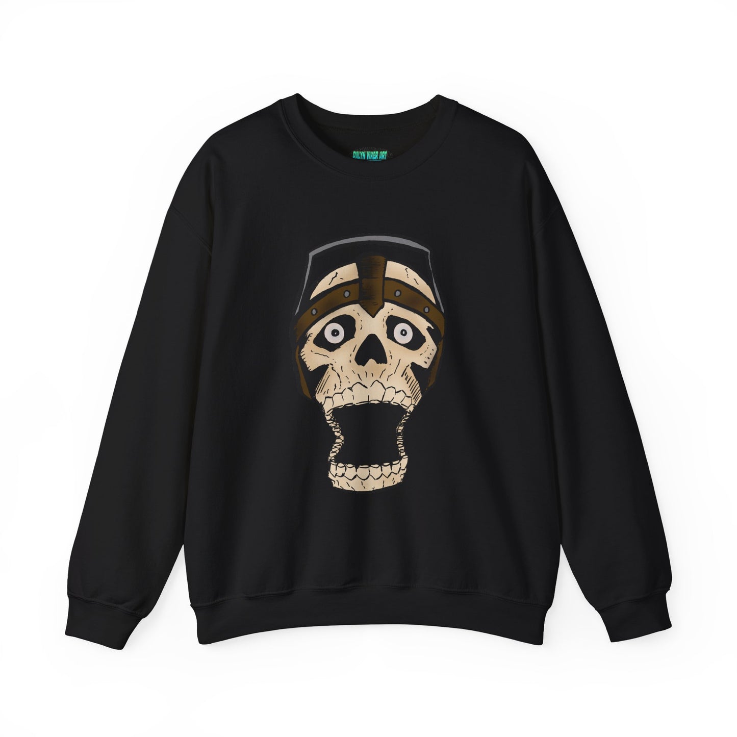 Screaming Skull Graphic Crewneck Sweatshirt - Unisex Heavy Blend