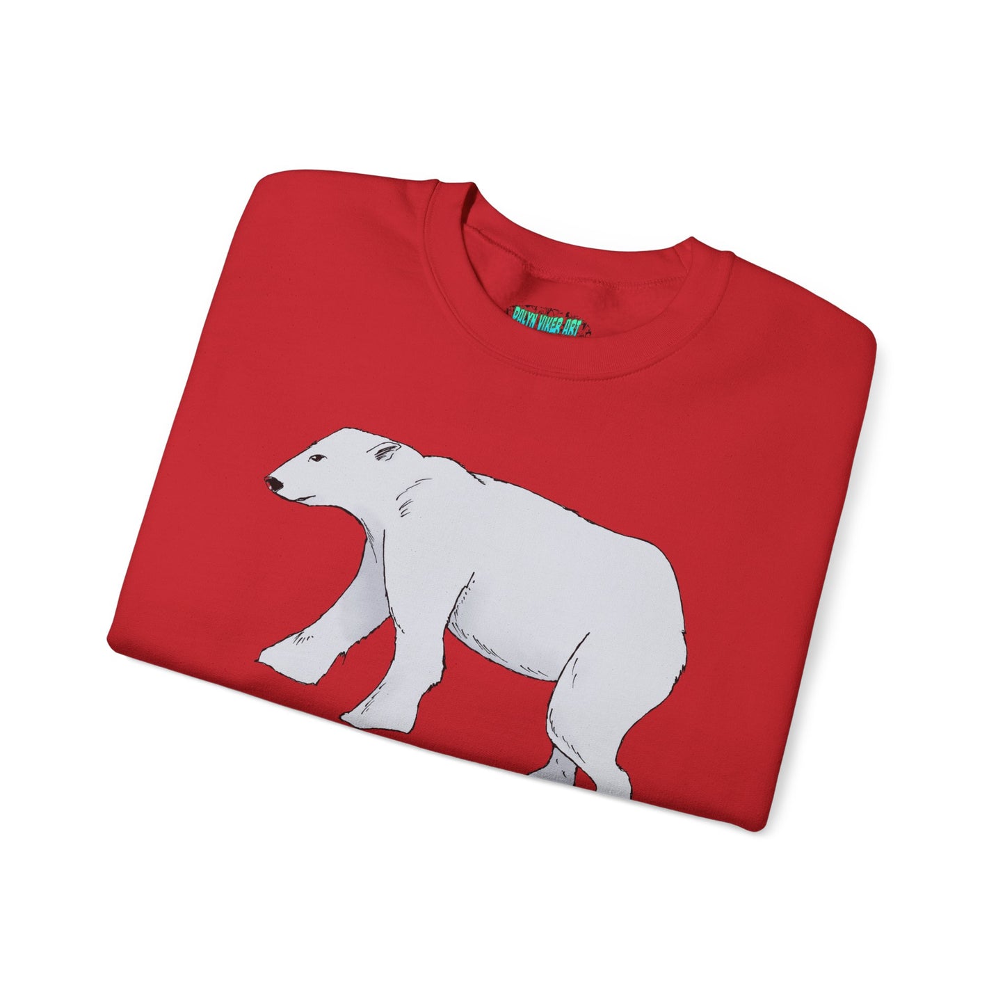 Cozy Polar Bear Crewneck Sweatshirt