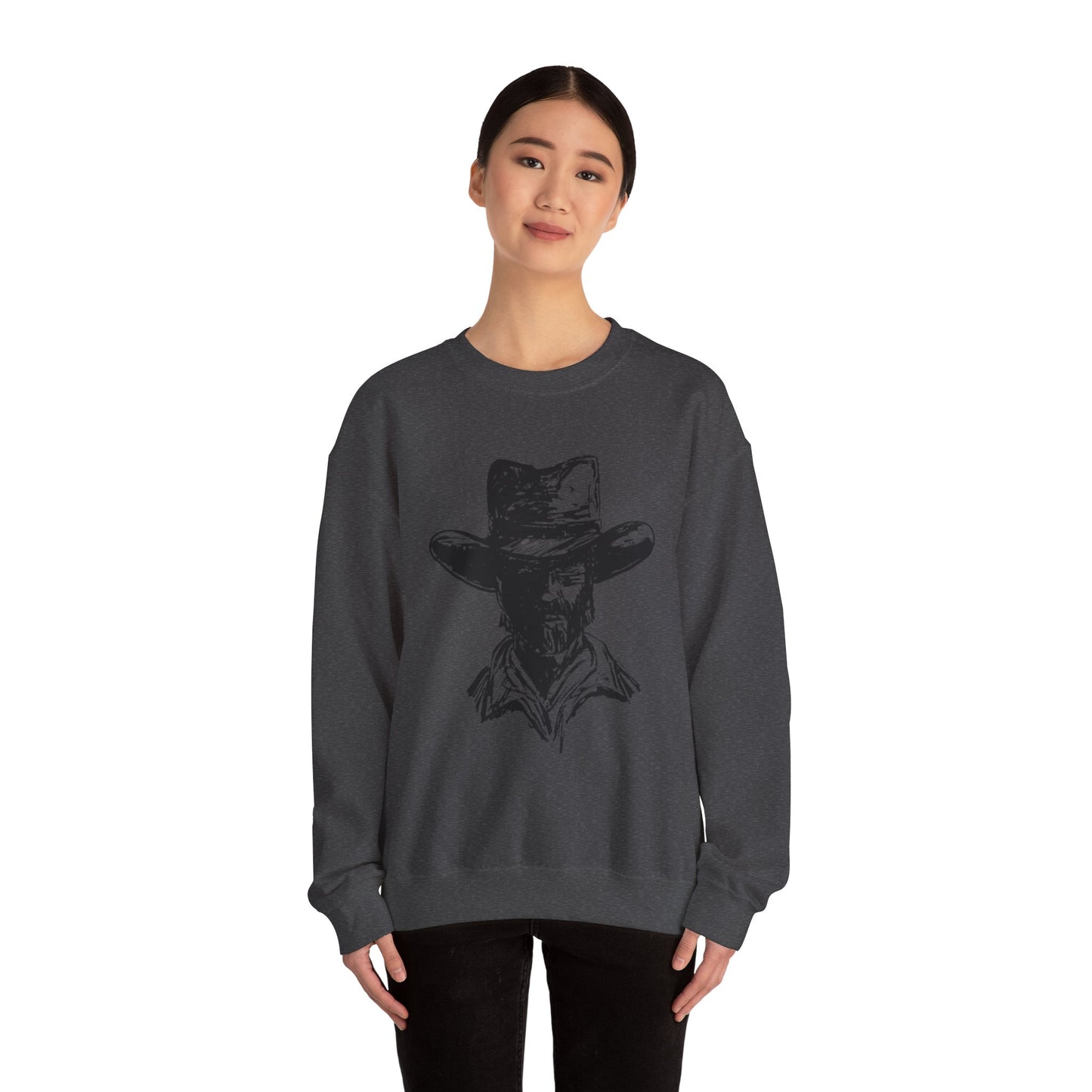 Cowboy Graphic Crewneck Sweatshirt