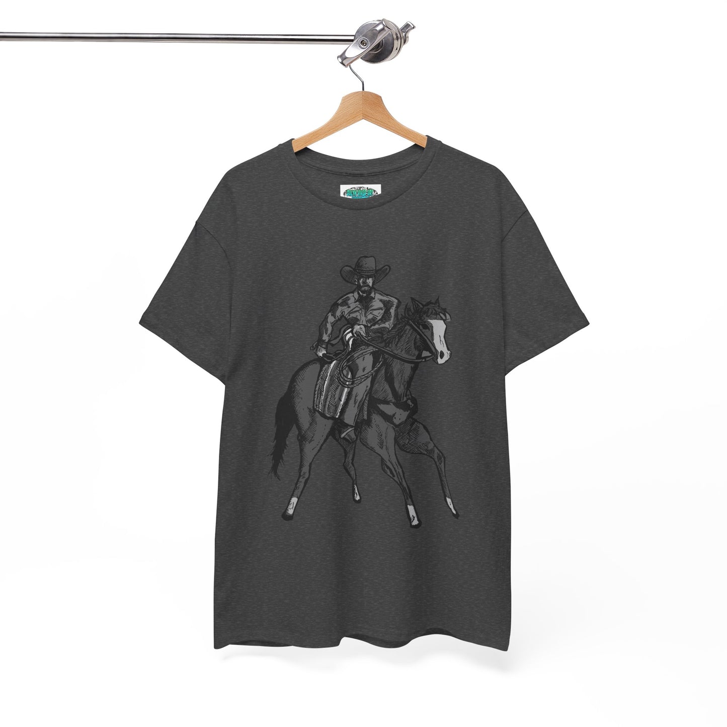 Cowboy on Horseback T‑Shirt — Vintage Western Rodeo Tee