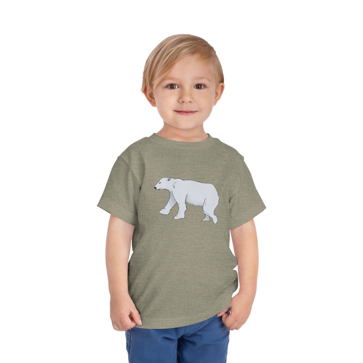 Polar Bear Toddler Tee — Cute Arctic Animal Shirt for Kids