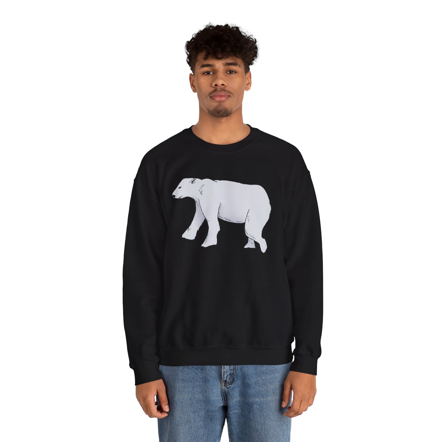 Cozy Polar Bear Crewneck Sweatshirt