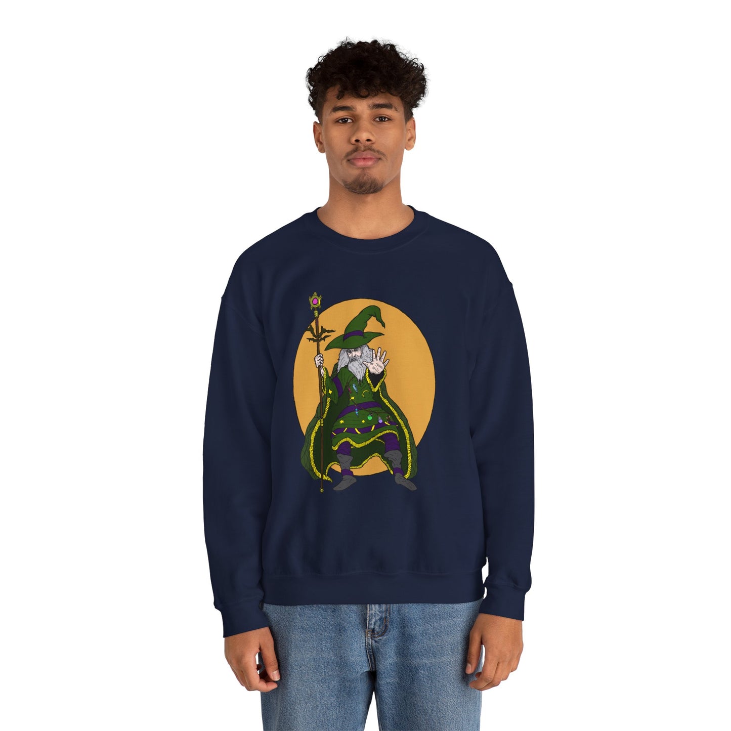 Wizard-Themed Unisex Crewneck Sweatshirt